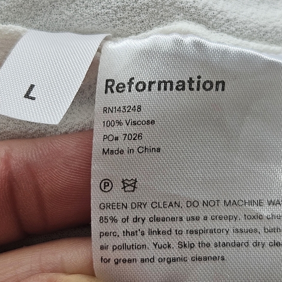 Reformation Carina Wrap Midi Rattlesnake Print Dress Size Large - Picture 11 of 11